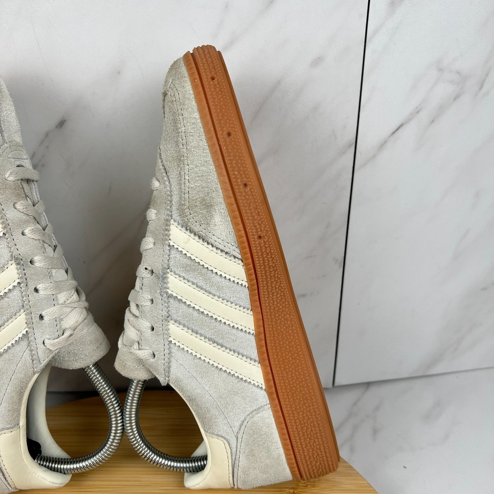 Adidas Handball Spezial Womens Size 6 Wonder Silver Off Suede White Shoes IF6491 - Picture 6 of 12
